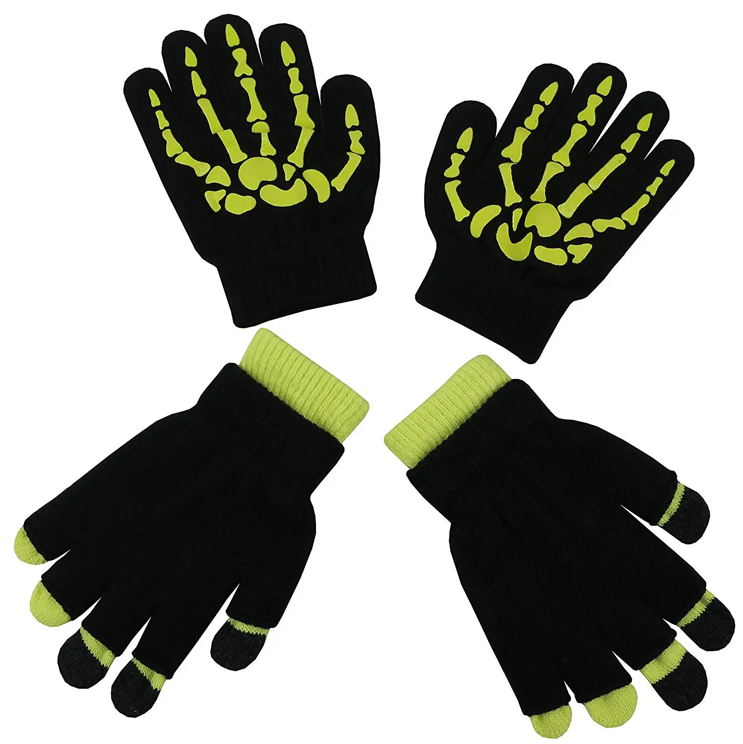 NIce Caps Boys Multi Pack Magic Stretch Glove Assortment
