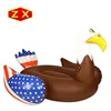 Eco-friendly PVC Inflatable Bald Eagle inflatable giant pool float float swim ring