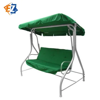 3 Person Patio Swing With Canopy Outdoor Furniture Iron Garden