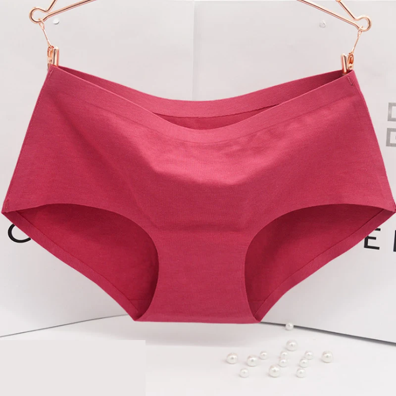 Women Underwear Cotton High Quality Summer Panties Cotton Plain Color ...