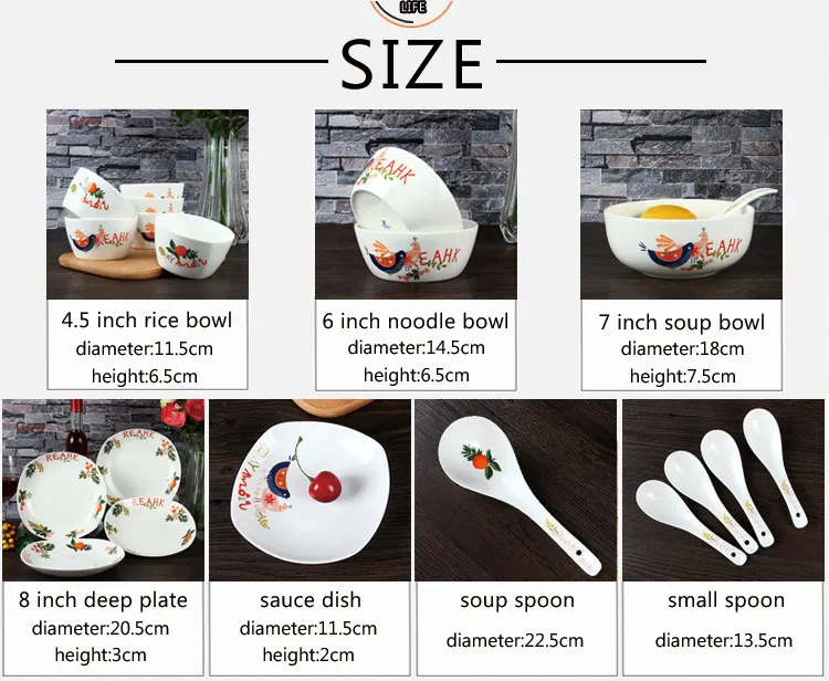 18 Pcs Unique Design Elegant Fancy Dinner Plate Gift Box / Dinner Set