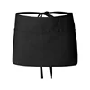 Cheap bulk personalized unisex poly 100 cotton canvas half waist bar pub apron