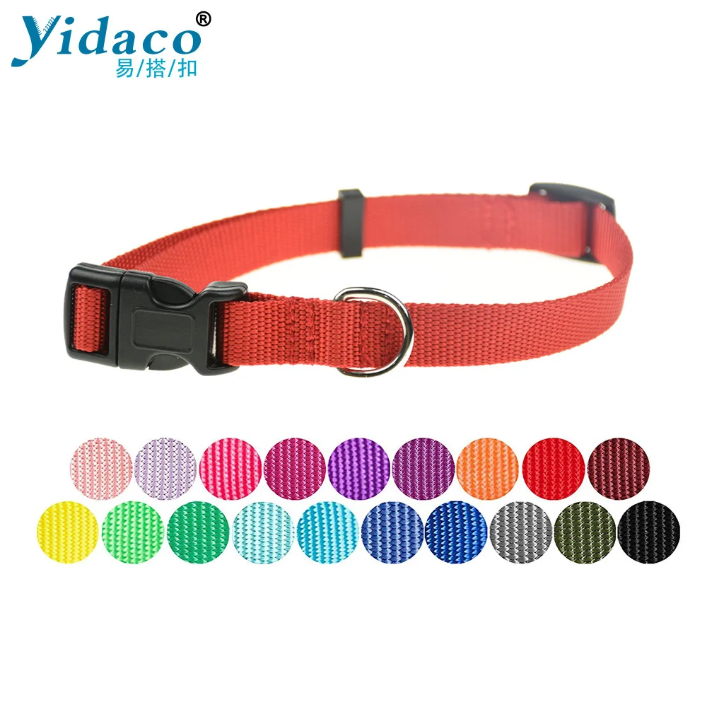 

Manufacturer Collar Dog Premium Nylon Webbing RIBBONS Solid Pet Collars & Leashes Nylon Strap Nylon Necklace