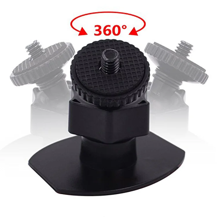 High Quality 1/4"20 Thread Mini 3m Adhesive Sticky Camera Mount Tripod Holder Universal For
