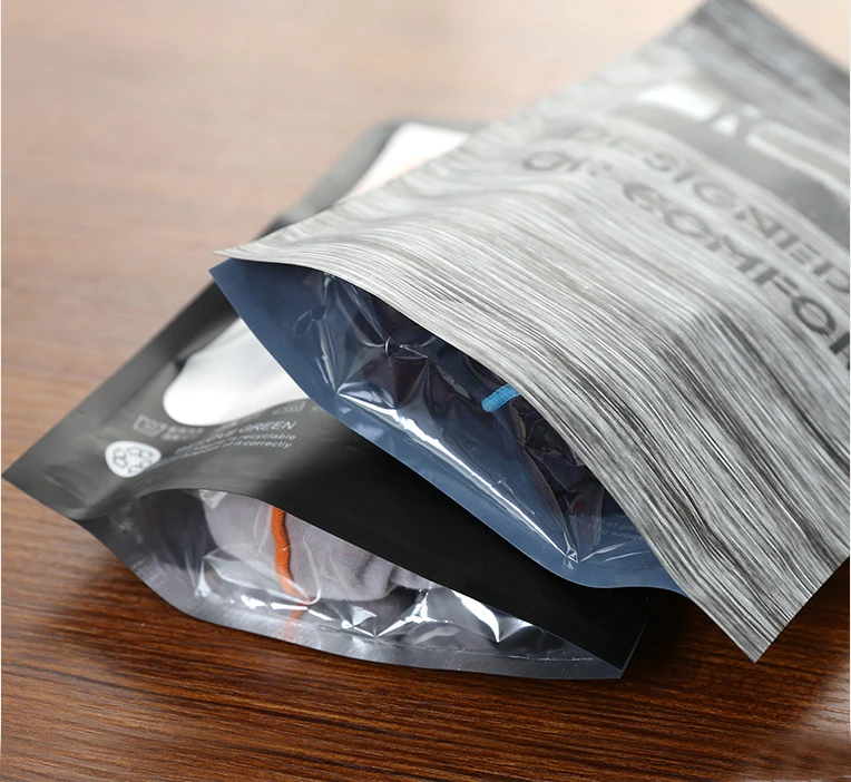 Resealable Plastic Zipper Bag For Woman Or Men's Garment/underwear