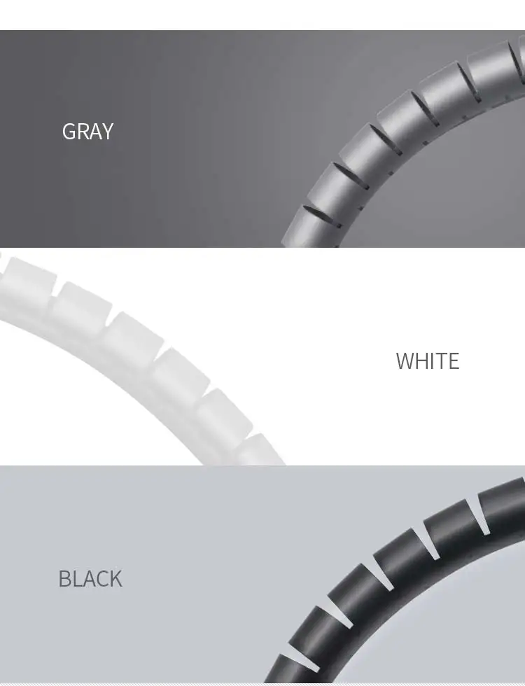 Pe Plastic Electrical Wire Spiral Wrap,Spiral Cable Tidy Buy Spiral