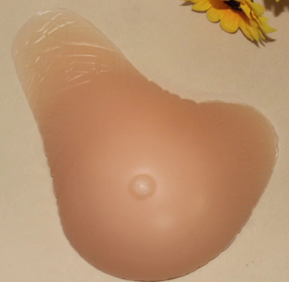 

Free Shipping 600g/piece Prosthesis Silicone Breast Forms Artificial Silica Big Boobs for Mastectomy Women with FDA, Nude skin