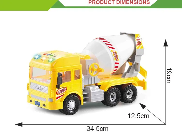 Friction Vehicle Set Electric Music Light Crane Vacuum Truck Toy Buy