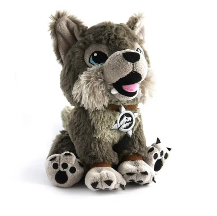 grey wolf stuffed animal