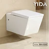 Square China Toilet Wc Factory Cheap Washdown Wall Hung Toilets Washroom Wc Toilet S P Trap