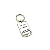 Batman Father's Day key chain, My Dad My Hero Batman dog tag keychain