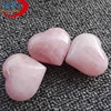 wholesale natural rose quartz crystal worry stone heart shaped rocks heart shape worry stone