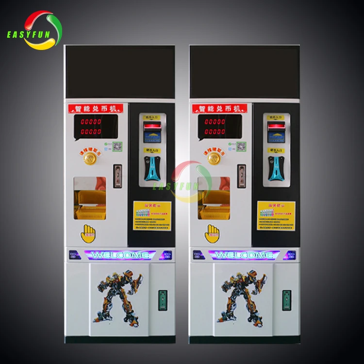 Currency Exchange Machine Token Coin Vending Machine For Game Tokens