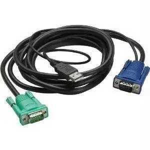 Apc By Schneider Electric Apc Integrated Lcd Kvm Usb Cable - By "Apc By Schneider Electric" - Prod. Class: Network Hardware/Kvm Switch/Cable / Kvm 3 In 1 Cable