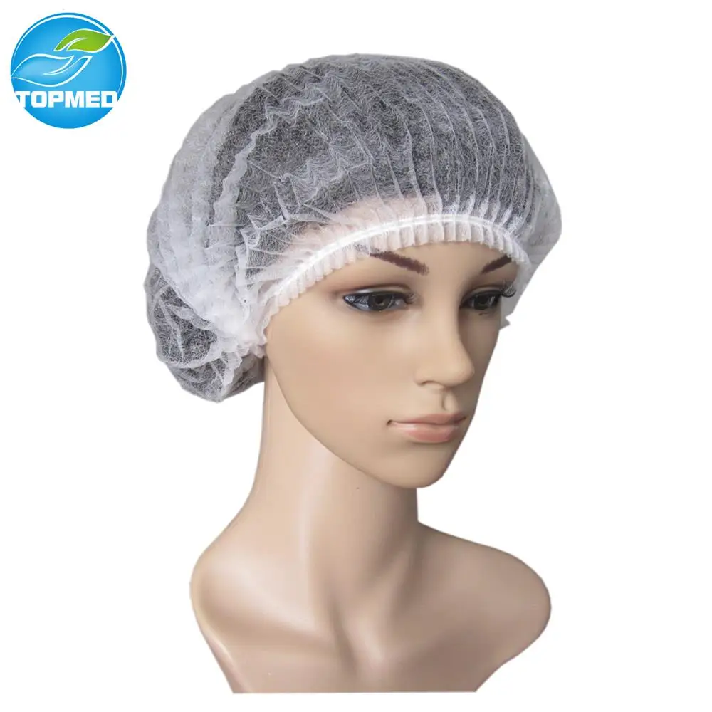 Industrial Lab Cleaning Room Hair Cap Disposable Single Elastic Clip