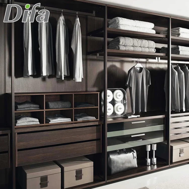 Custom Wall Clothes Cabinets Wall Wardrobe Design Walking Closet