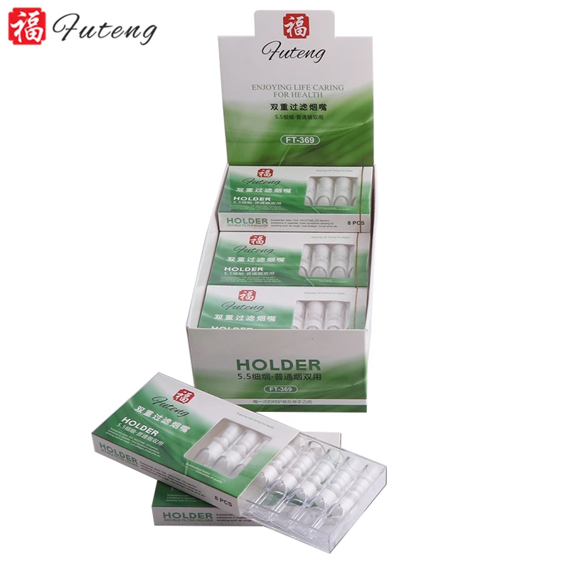 

Futeng Brand New Disposable Cigarette Filter High Quality Smoking Accessories Wholesale Cigarette Holder, As the pictures