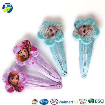 F J Brand Baby Bb Hair Clip Frozen Hair Accessories Sets Printing