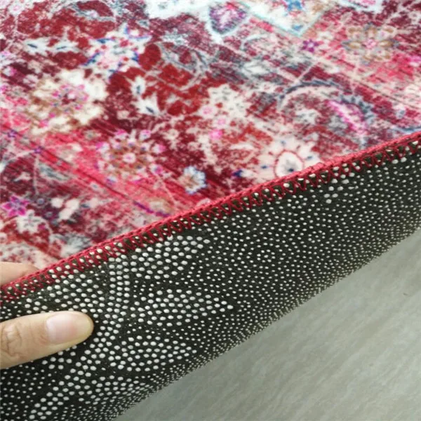 
persian design non woven backing polyester carpt rug 
