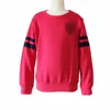 Children kids boys 100% cotton custom logo pull over sweatshirt