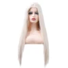 High quality synthetic hair high temperature lace front wigs for white women