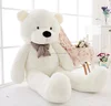 free sample 120cm/47''Giant Big Huge Toys doll White Teddy Bear Plush Stuffed Soft kids Gift/giant white teddy bear