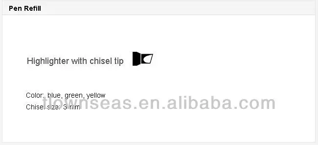 os-3164-bone-highlighter-refill