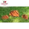 2019 Hot-sale Set of 3 Metal Rusty Hedgehog Family Silhouette Iron Garden Stake