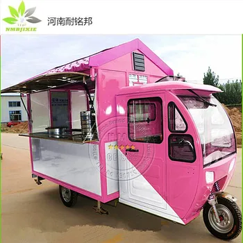 Street Fast Food Ice Cream Vending Kiosk Enclosed Hot Dog Cart Food Trucks Usa Stainless Steel Food Tricycle Cart For Sale View Enclosed Hot Dog