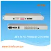Transmit on E1 , 8E1 to FE protocol or interface converter, e1 ethernet converter