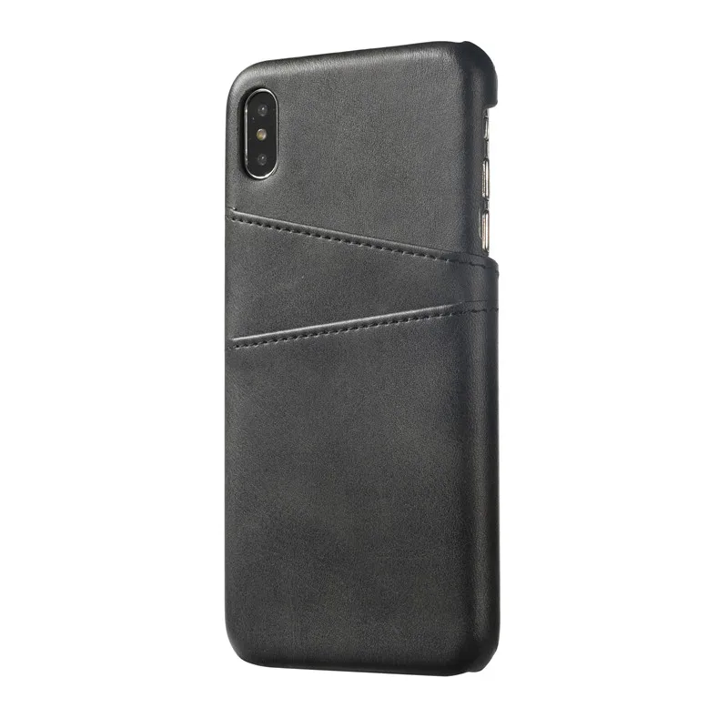 

Luxury Phone Accessories Leather Mobile Phone Card Holder Wallet Case for iPhone X
