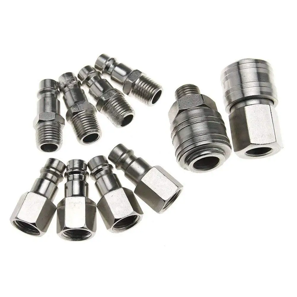 6 Swivel To 1//4/" NPT Male Adapter Thread Fitting 10PCS Straight Female 6AN AN