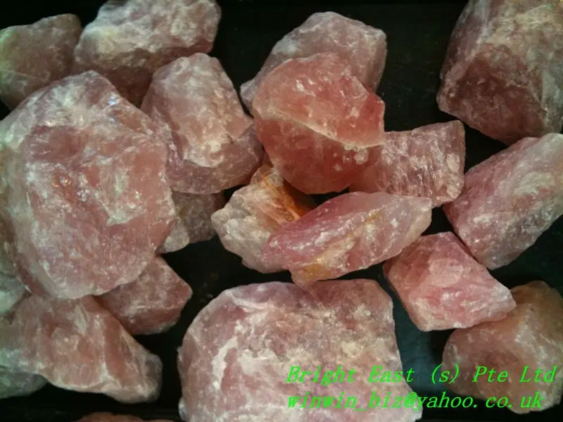 natural rose quartz