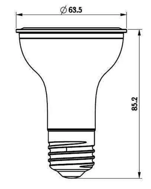 5W 6W 277volt par20 led E27