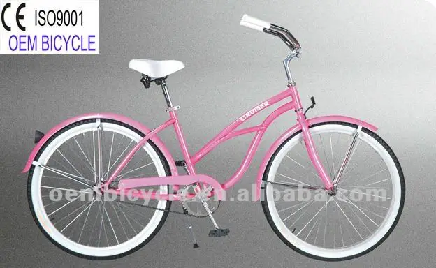 pink schwinn beach cruiser