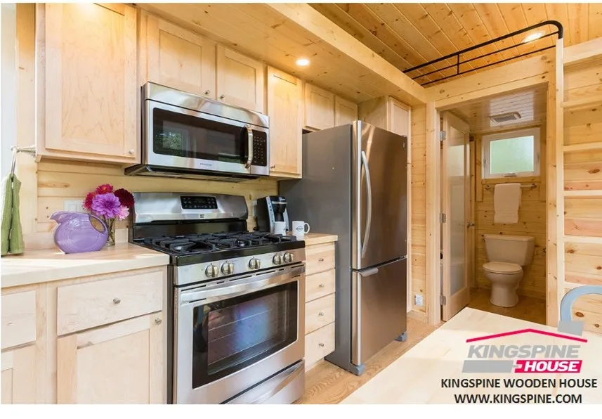 
prefab log house alibaba export to new zealand wooden house factory KPL-025 