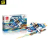 interesting building blocks interstellar thunder tiger fighter bricks