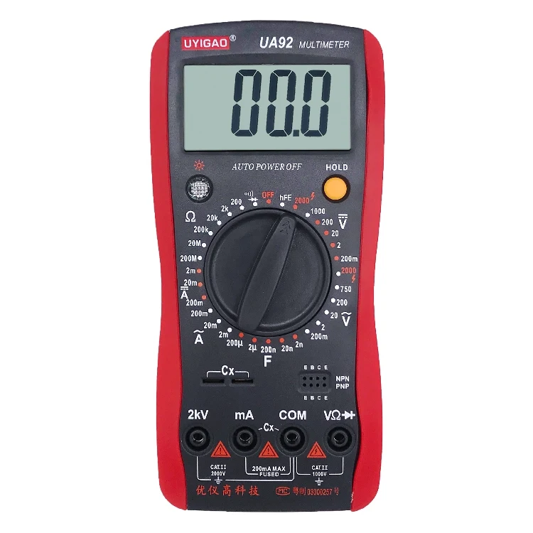 1000v 1500v 2000v Vac Vdc High Voltage Dmm Multimeter Multimetro ...