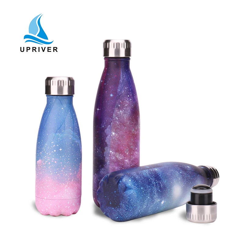 

Vacuum Insulated 500ml Stainless Steel double wall Water Bottle Leak Proof and Sweat portable mountaineering cup camp