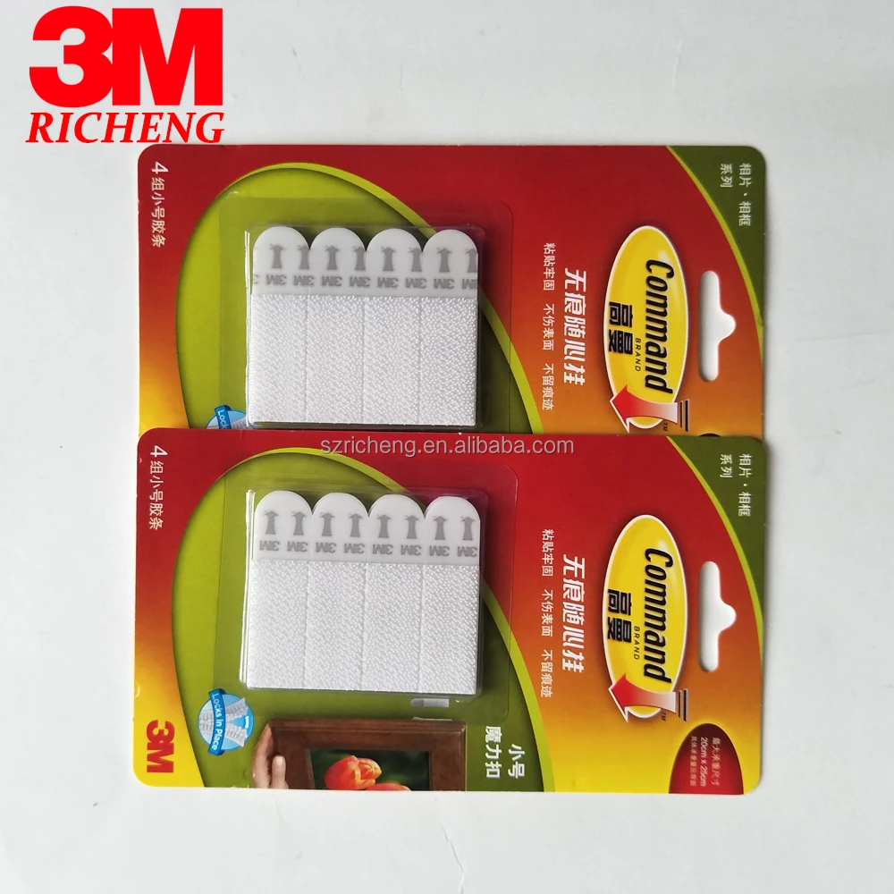 

Command 3m adhesive picture frame hanger damage-free, size small medium large, White