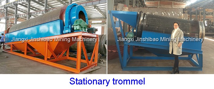Mobile Movable Gravel Sand Gold Trommel Screen