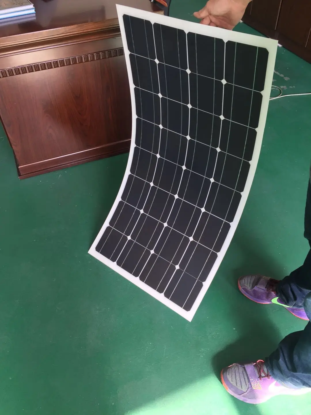 100W flexible solar panel