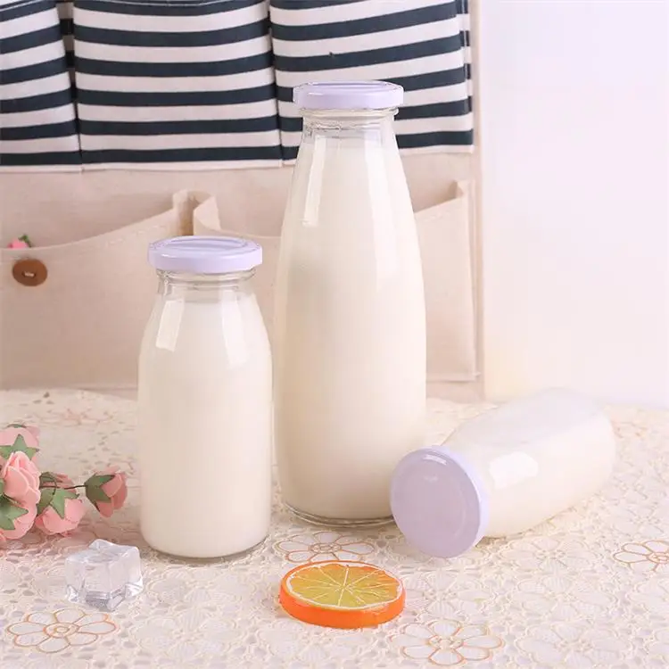 200ml 250ml 500ml Clear Bottle Glass Milk Bottle Glass Bottle Wholesale Buy 200ml Milk Glass 4625