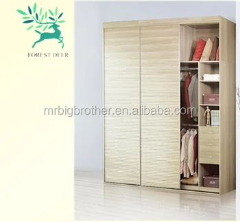 Wardrobe Laminate Designs For Bedroom Wood Simple 3 Door Bedroom