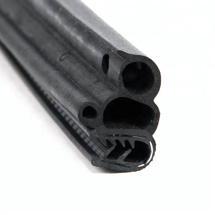 

Waterproof Car Door Frame Rubber Seals Extrusion EPDM Trims Side Bulb Strips Auto Rubber