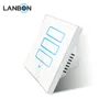Lanbon 2018 smart wall light switches 3 gang wifi control intelligent switch for smart home via mobile phone