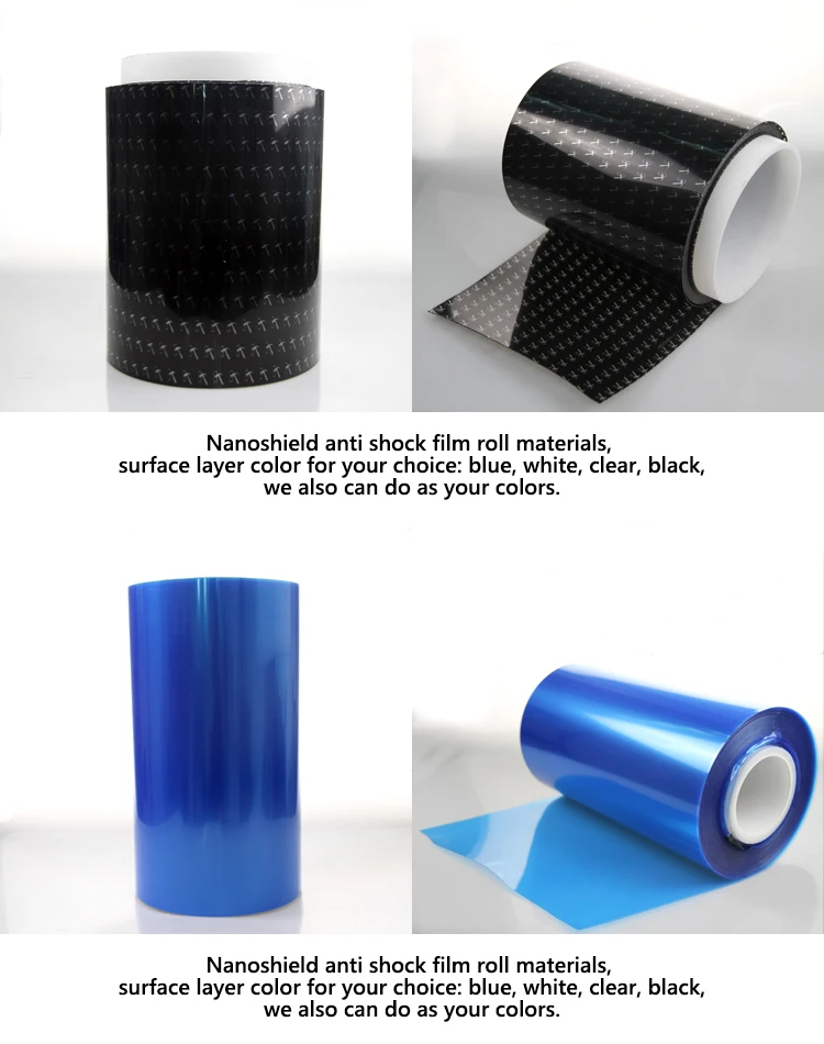 9h Nano Antishock A4 Size Sheets Screen Protector Roll Film Raw