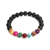 Linsoir wholesale colorful ccb beaded bangle plastic bracelet bangles for womens