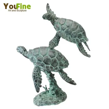 Life Size Garden Bronze Turtle Sculpture For Sale Buy Bronze