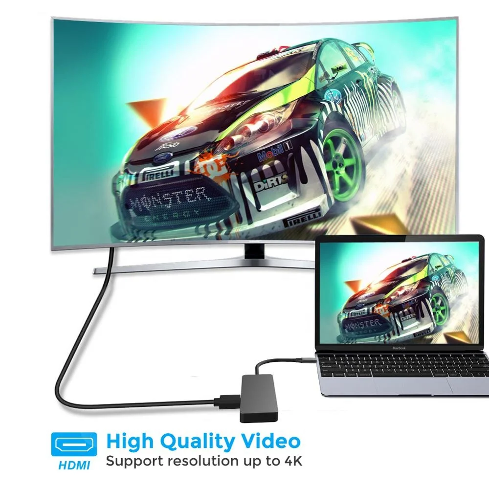 
New Design Mini Industrial Usb Type C Adapter Driver Custom 7 Port Usb Hub 